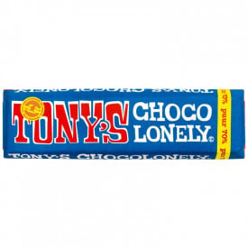 Tony Chocolonely chocoladereep 50 gram-Puur