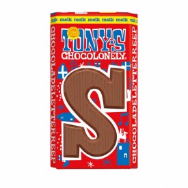 Tony’s Chocolonely Schoenletter S - 90 gram - 4 smaken