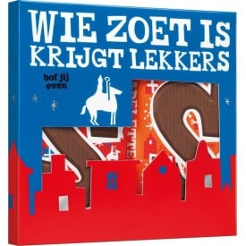 Tony’s Chocolonely Sint duo-doosje – 2 x 180 gram – melk en melk karamel zeezout