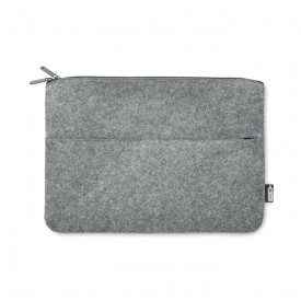 Toplo rPET vilten laptoptas-Grijs