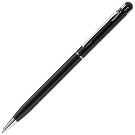 Stylus balpen - metaal - draaimechanisme - gestroomlijnd