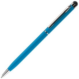 Stylus balpen - metaal - draaimechanisme - gestroomlijnd
