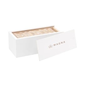 Black Mount toren spel - hout - witte opbergbox