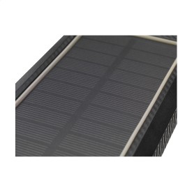 Trail solar powerbank - 10000mAh - gerecycled ABS - waterdicht - met zaklamp
