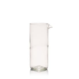 Rebottled® karaf 600ml - upcycled glas - transparant