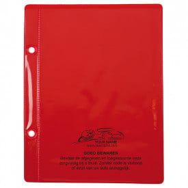 Hoesje voor tenaamstellingscode of kentekenbewijs - PVC