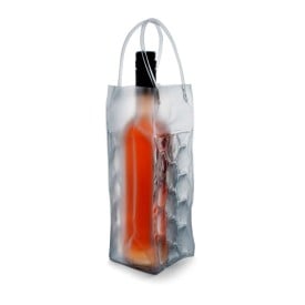 Flessenkoeler voor 1 fles - PVC - draaghandvat