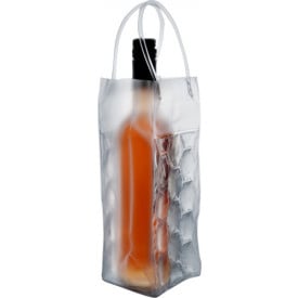 Transparante PVC koeltas voor 1 fles-Neutraal