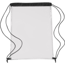 Transparante rugzak (PVC)-Zwart