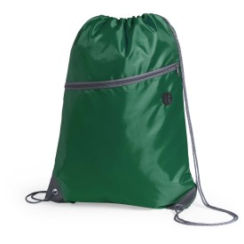 Rugzak - polyester - 210D - met trekkoord - met voorvak en koptelefoonuitgang