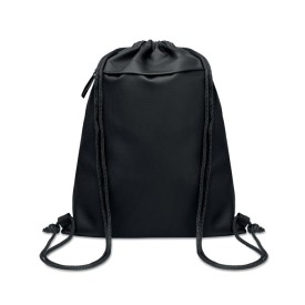 Trekkoordtas van 600D RPET-Zwart