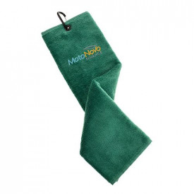 Trifold Velour Golf Towel-Groen