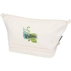 Trip Aware™ toilettas - gerecycled polyester - 6L- dubbel vak - ritsvak