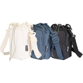 Trip Aware™ reisflestas - gerecycled polyester - 2L- trekkoordsluiting - verstelbare band