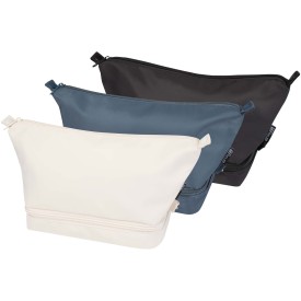 Trip Aware™ toilettas - gerecycled polyester - 6L- dubbel vak - ritsvak