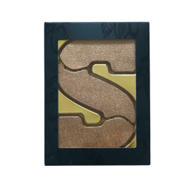 Triple Bronze Hazelnut chocoladeletter S - 200 gram - melkchocolade met Nutella-vulling