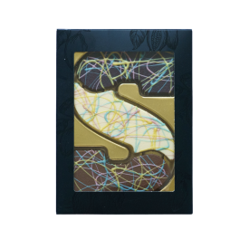 Triple Splash chocoladeletter S - 200 gram