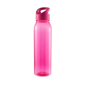 TRITAN Drinkfles WAVE 650 ML-Transparant-roze / roze