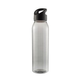 TRITAN Drinkfles WAVE 650 ML-Transparant-zwart / zwart