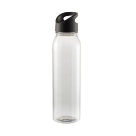 TRITAN Drinkfles WAVE 650 ML-Zwart/transparant