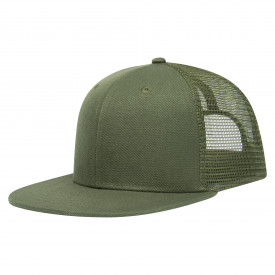 Trucker Cap high profile flat peak-Army green