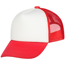 Trucker kinder cap - nylon en polyester - 5 panelen - druksluiting