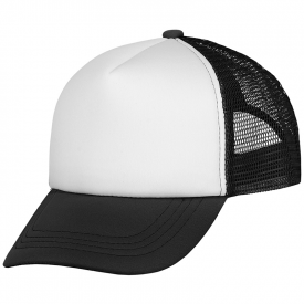 Trucker cap kids-Zwart/wit