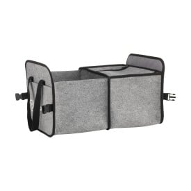 Trunk organizer - rPET vilt - 31 x 28 x 48 cm - opvouwbaar