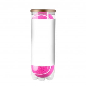 Tube gekleurde padelballen-Roze
