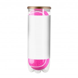 Tube gekleurde tennisballen-Roze