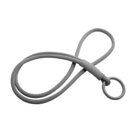 Tubyard lanyard met elastische buis-Grijs