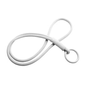 Tubyard lanyard met elastische buis-Wit