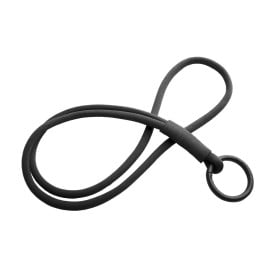 Tubyard lanyard met elastische buis-Zwart