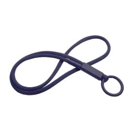 Tubyard lanyard met gerecycleerde plastic buis-Maanlichtblauw