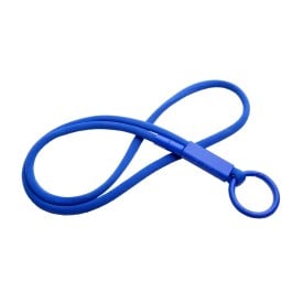 Tubyard lanyard met gerecycleerde plastic buis-Oceaanblauw