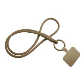 Tubyard lanyard telefoonhouder met elastische buis-Brons
