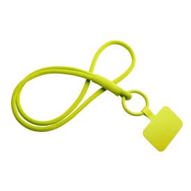 Tubyard lanyard telefoonhouder met elastische buis-Geel