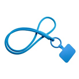 Tubyard lanyard telefoonhouder met elastische buis-Hemelsblauw