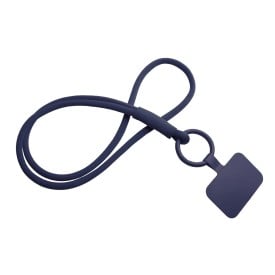 Tubyard lanyard telefoonhouder met elastische buis-Maanlichtblauw