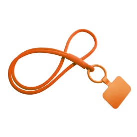 Tubyard lanyard telefoonhouder met elastische buis-Oranje