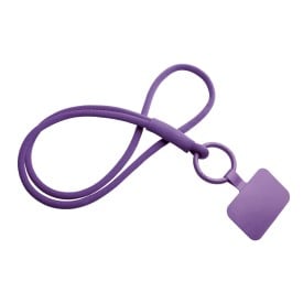 Tubyard lanyard telefoonhouder met elastische buis-Paars