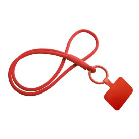 Tubyard lanyard telefoonhouder met elastische buis-Rood