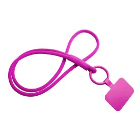 Tubyard lanyard telefoonhouder met elastische buis-Roze