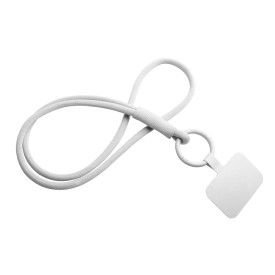 Tubyard lanyard telefoonhouder met elastische buis-Wit