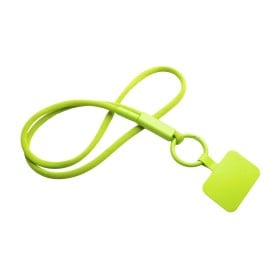 Tubyard lanyard telefoonhouder met gerecyclede plastic buis-Geel