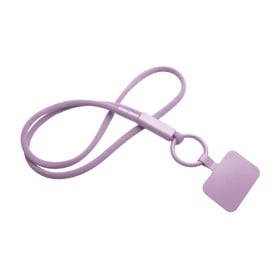 Tubyard lanyard telefoonhouder met gerecyclede plastic buis-Lila