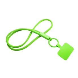 Tubyard lanyard telefoonhouder met gerecyclede plastic buis-Lime