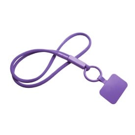 Tubyard lanyard telefoonhouder met gerecyclede plastic buis-Paars