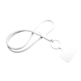 Tubyard lanyard telefoonhouder met gerecyclede plastic buis-Wit