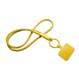 Tubyard lanyard telefoonhouder met gerecyclede plastic buis-Zon oranje